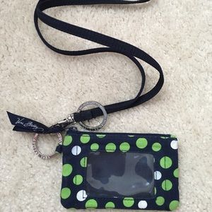 Vera Bradley ID Lanyard & Keychain